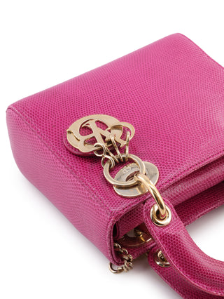 Lady Dior Lizard Mini Handbag