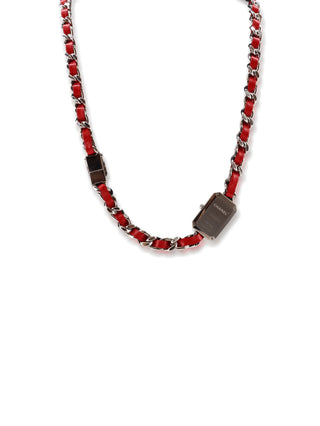 Première Rock Red Leather Triple-Wrap Watch