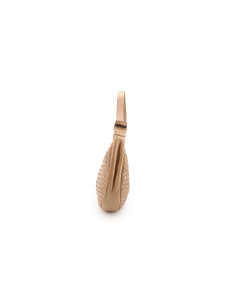 Intrecciato Crescent Hobo Shoulder Bag