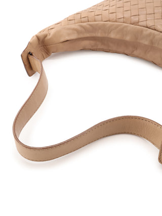Intrecciato Crescent Hobo Shoulder Bag