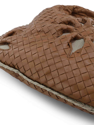 Intrecciato Flower Hobo Shoulder Bag