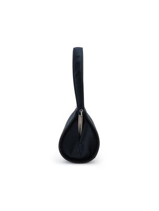 Intrecciato Satin Clasp Handbag