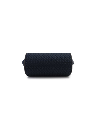 Intrecciato Satin Clasp Handbag