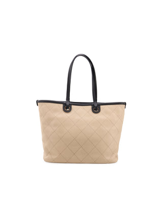 Quilted CC Charm Tote Bag