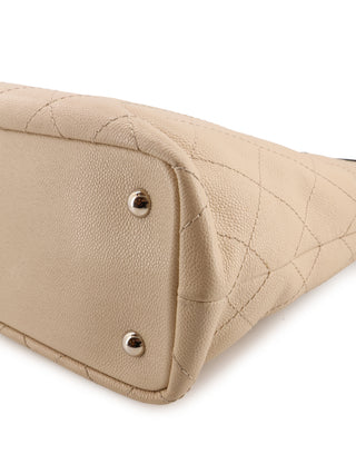 Quilted CC Charm Tote Bag