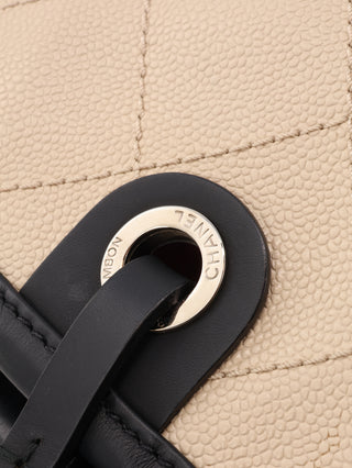 Quilted CC Charm Tote Bag