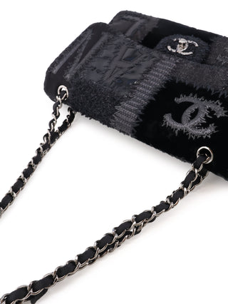 Patchwork Jumbo Classic Flap Shoulder Bag