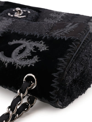 Patchwork Jumbo Classic Flap Shoulder Bag