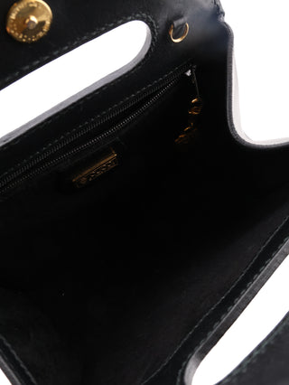 Two-Way Cutout Top Handle Mini Handbag