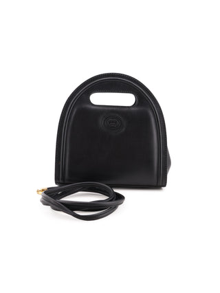 Two-Way Cutout Top Handle Mini Handbag