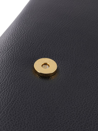 Black Leather Clutch Bag