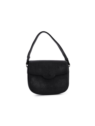 Black Leather Shoulder Bag