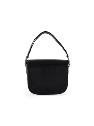 Black Leather Shoulder Bag