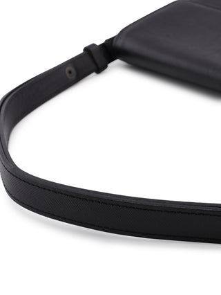 Black Leather Shoulder Bag