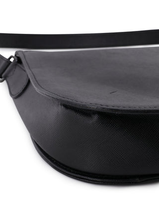 Black Leather Shoulder Bag