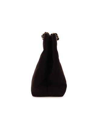 Quilted Jersey Chain Tote Bag