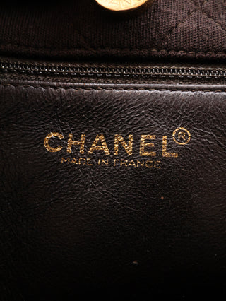Quilted Jersey Chain Tote Bag