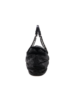 Quilted Gathered Flap Shoulder Bag