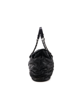 Quilted Gathered Flap Shoulder Bag