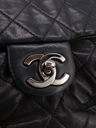 Quilted Gathered Flap Shoulder Bag