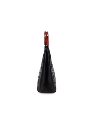 Tortoiseshell CC Top Handle Tote Bag