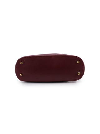 Must de Cartier Bordeaux Leather Shoulder Bag
