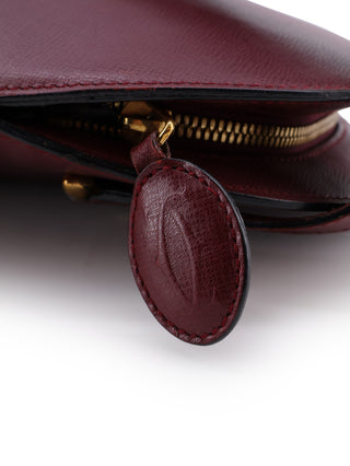 Must de Cartier Bordeaux Leather Shoulder Bag