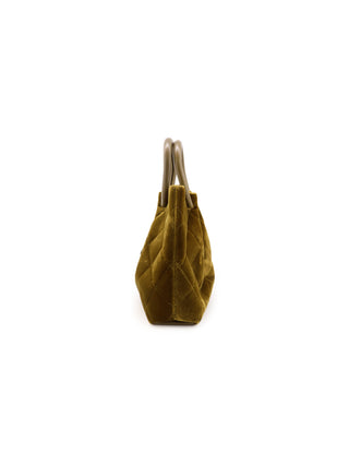 Velvet Ring Handle Tote Bag