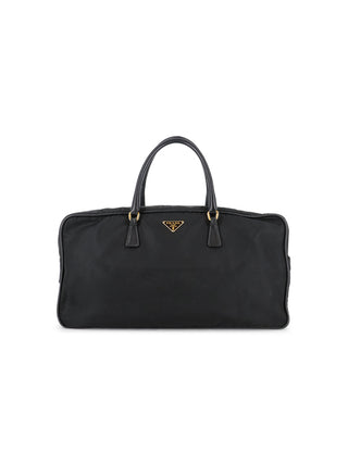 Nylon Boston Handbag