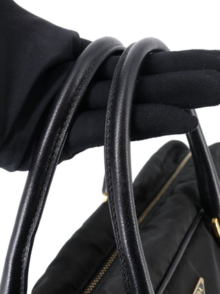 Nylon Boston Handbag
