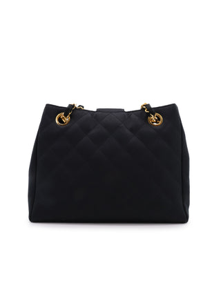 Satin Quilted Matelasse Shoulder Bag