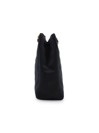 Satin Quilted Matelasse Shoulder Bag