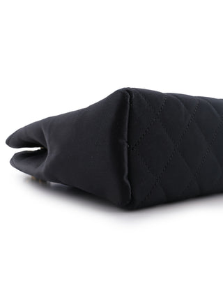 Satin Quilted Matelasse Shoulder Bag