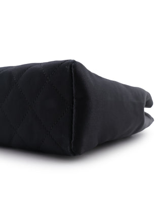 Satin Quilted Matelasse Shoulder Bag