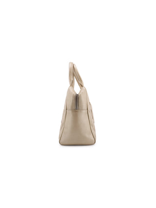 Quilted Tassel Top Handle Bag