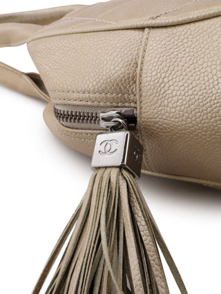 Quilted Tassel Top Handle Bag