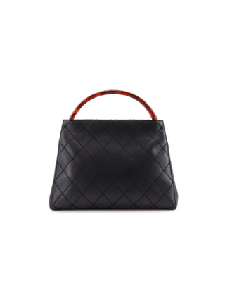 Tortoiseshell CC Top Handle Tote Bag
