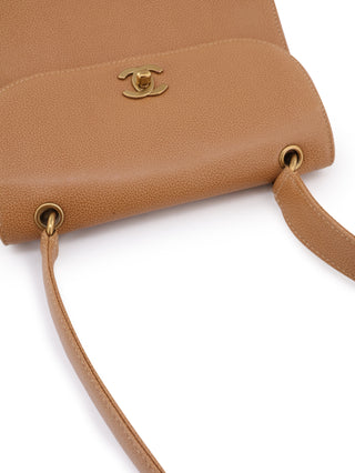 Turn Lock Shoulder Bag
