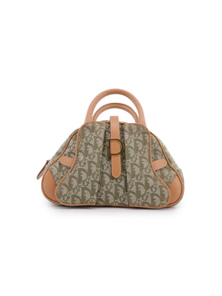 Canvas Double Saddle Trotter Handbag
