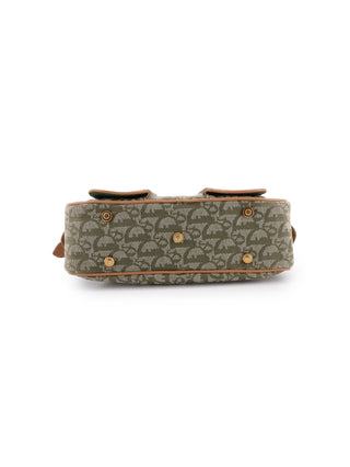 Canvas Double Saddle Trotter Handbag