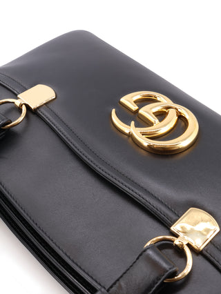 Interlocking G Dual Zip Shoulder Bag