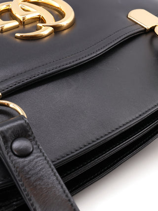 Interlocking G Dual Zip Shoulder Bag