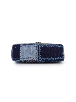 Denim Patchwork Jumbo Single Flap Bag