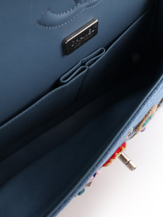 Paris-Salzburg Embroidered Wool Felt Flap Bag