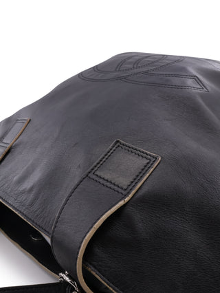 Chanel Leather Soft Edgy Tote Bag