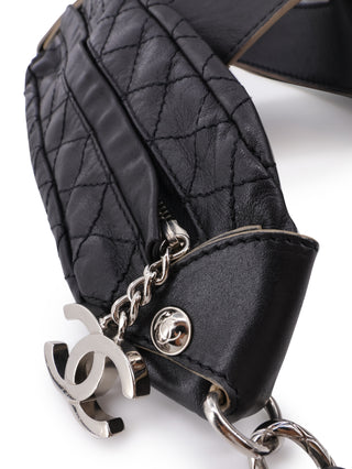 Chanel Leather Soft Edgy Tote Bag