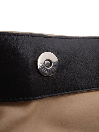 Chanel Leather Soft Edgy Tote Bag