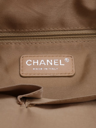 Chanel Leather Soft Edgy Tote Bag
