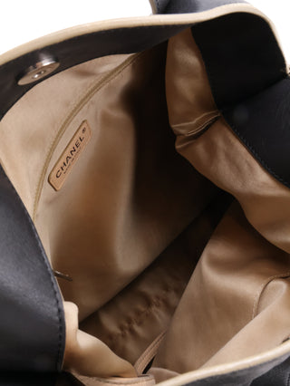 Chanel Leather Soft Edgy Tote Bag