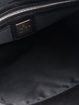 Leather Mamma Baguette Shoulder Bag